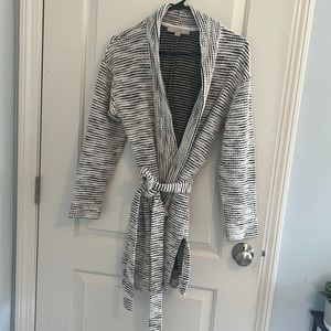 Loft size small sweater, black and white